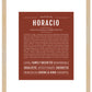 Horacio | Name Art Print