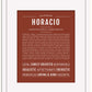 Horacio | Name Art Print