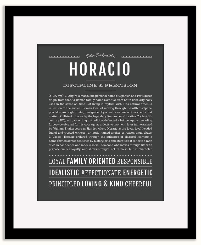 Horacio | Name Art Print