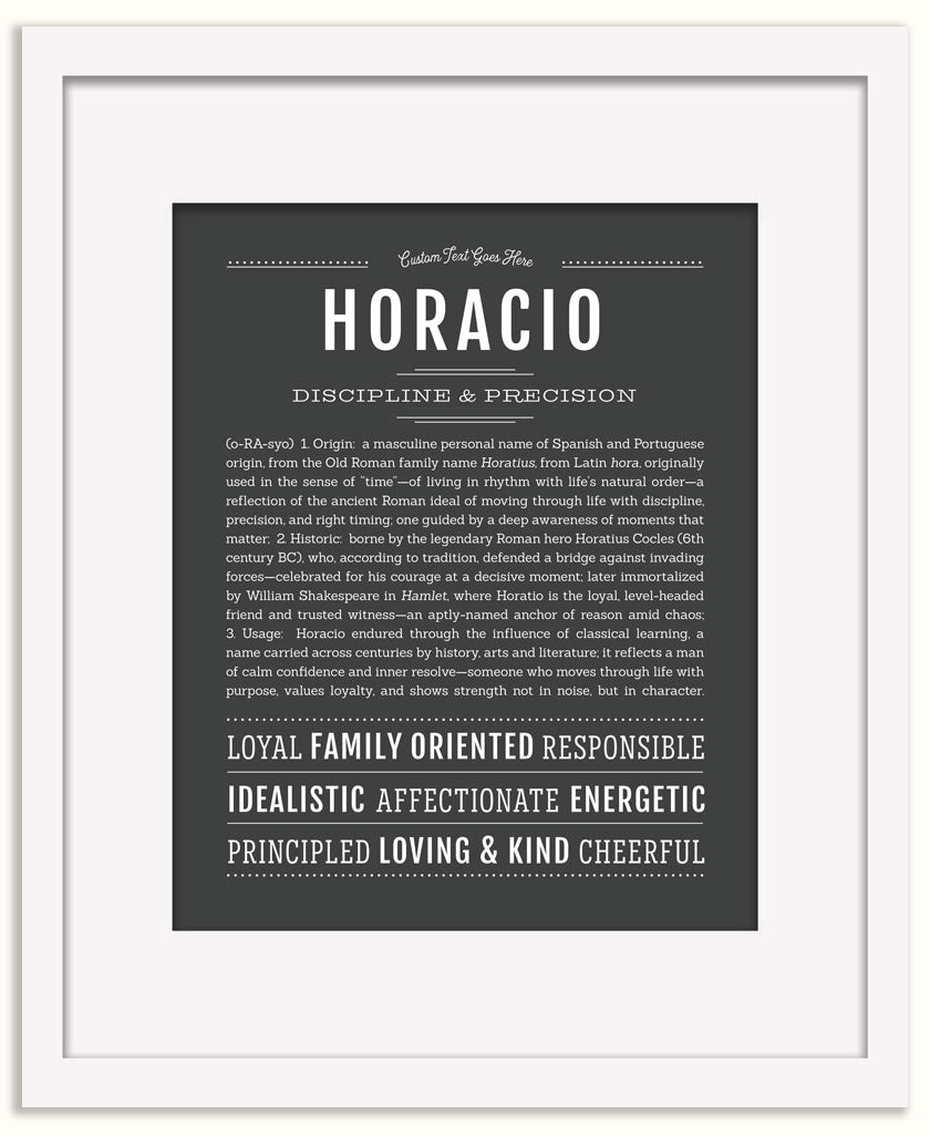 Horacio | Name Art Print