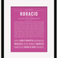 Horacio | Name Art Print