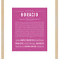 Horacio | Name Art Print