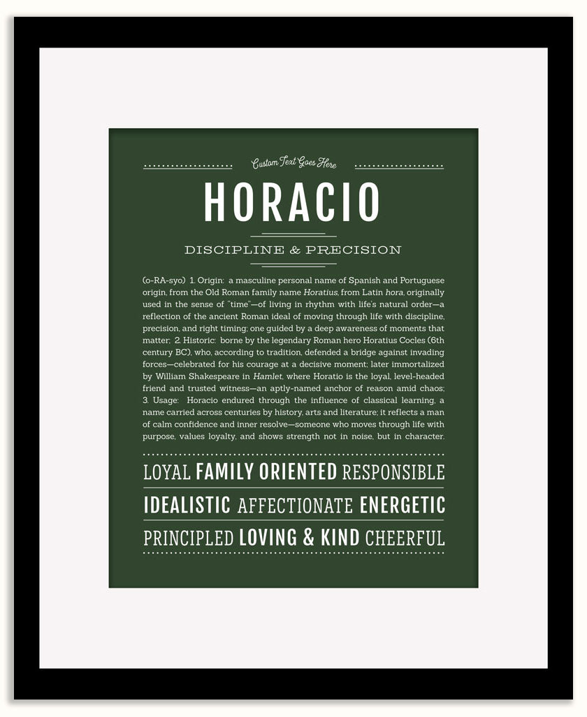 Horacio | Name Art Print