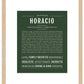 Horacio | Name Art Print