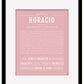 Horacio | Name Art Print