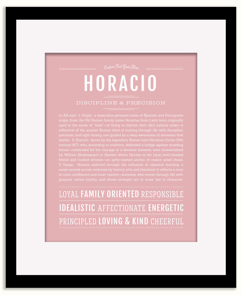 Horacio | Name Art Print