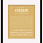 Horacio | Name Art Print