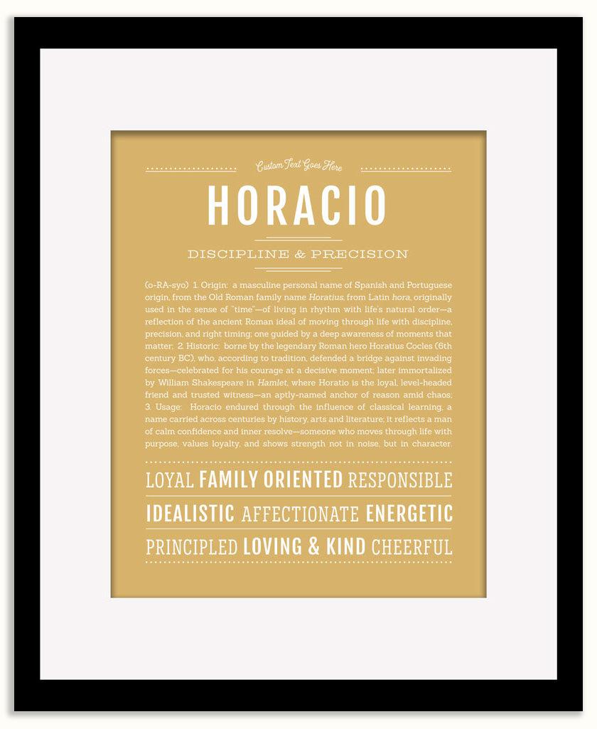 Horacio | Name Art Print