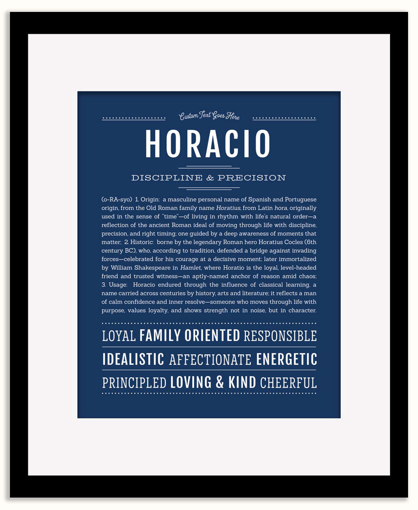 Horacio | Name Art Print