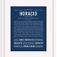 Horacio | Name Art Print