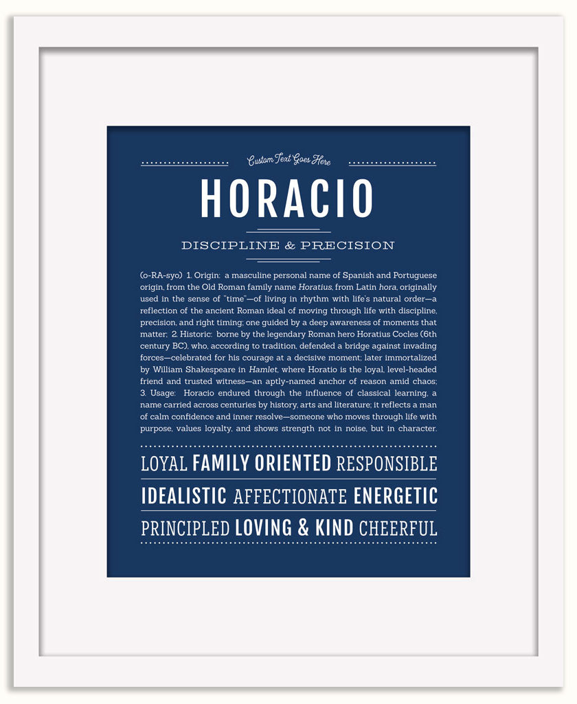 Horacio | Name Art Print