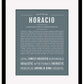Horacio | Name Art Print