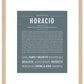 Horacio | Name Art Print