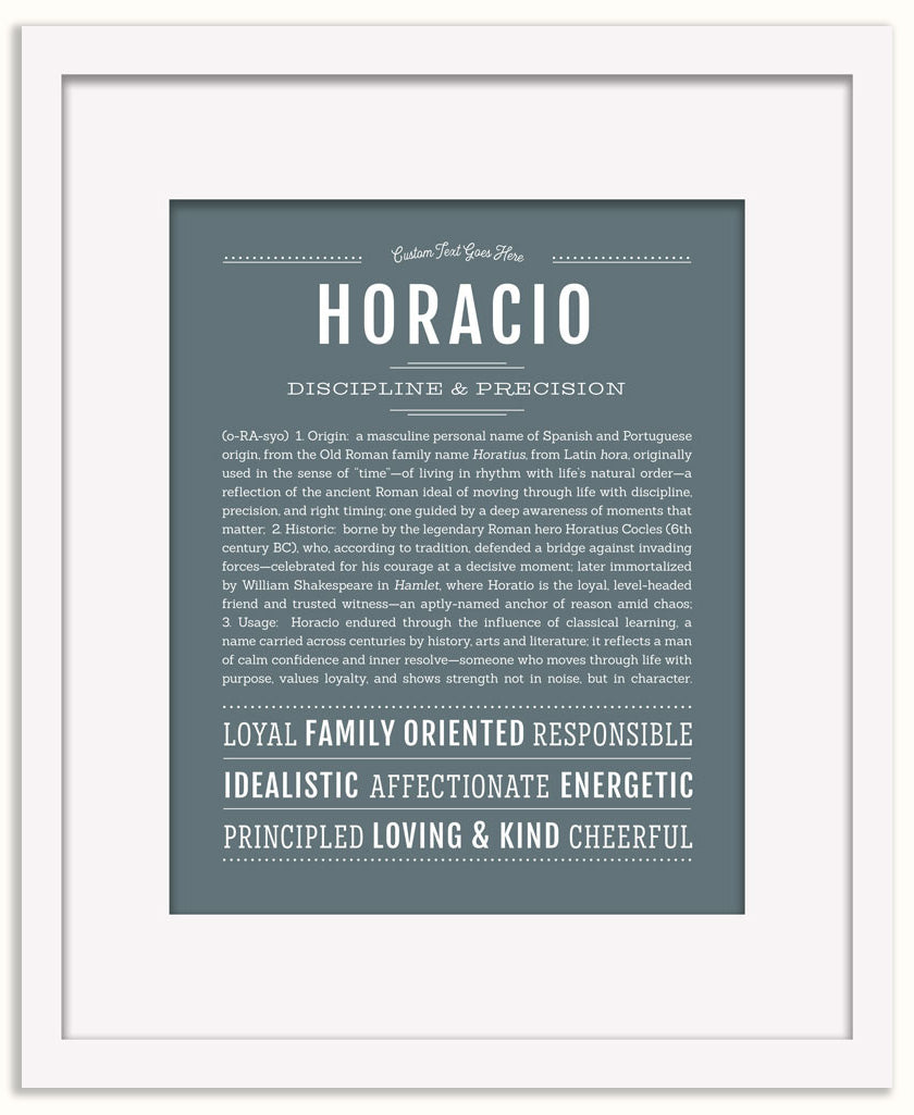 Horacio | Name Art Print