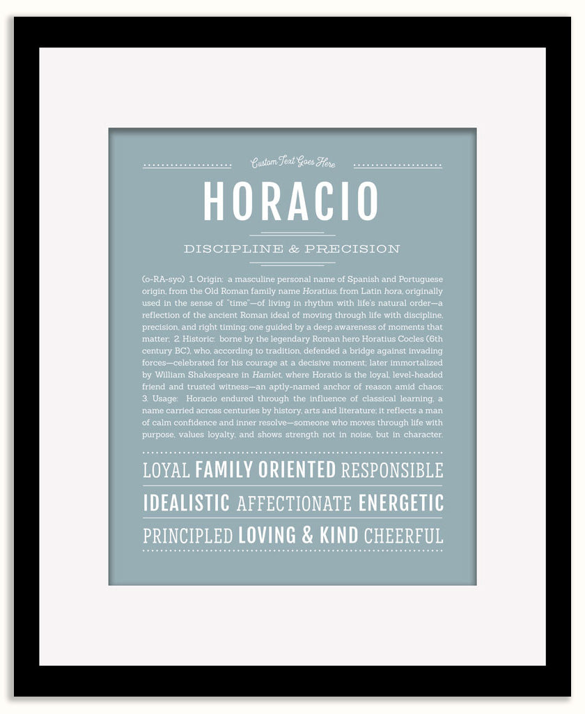 Horacio | Name Art Print