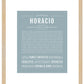 Horacio | Name Art Print