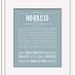 Horacio | Name Art Print