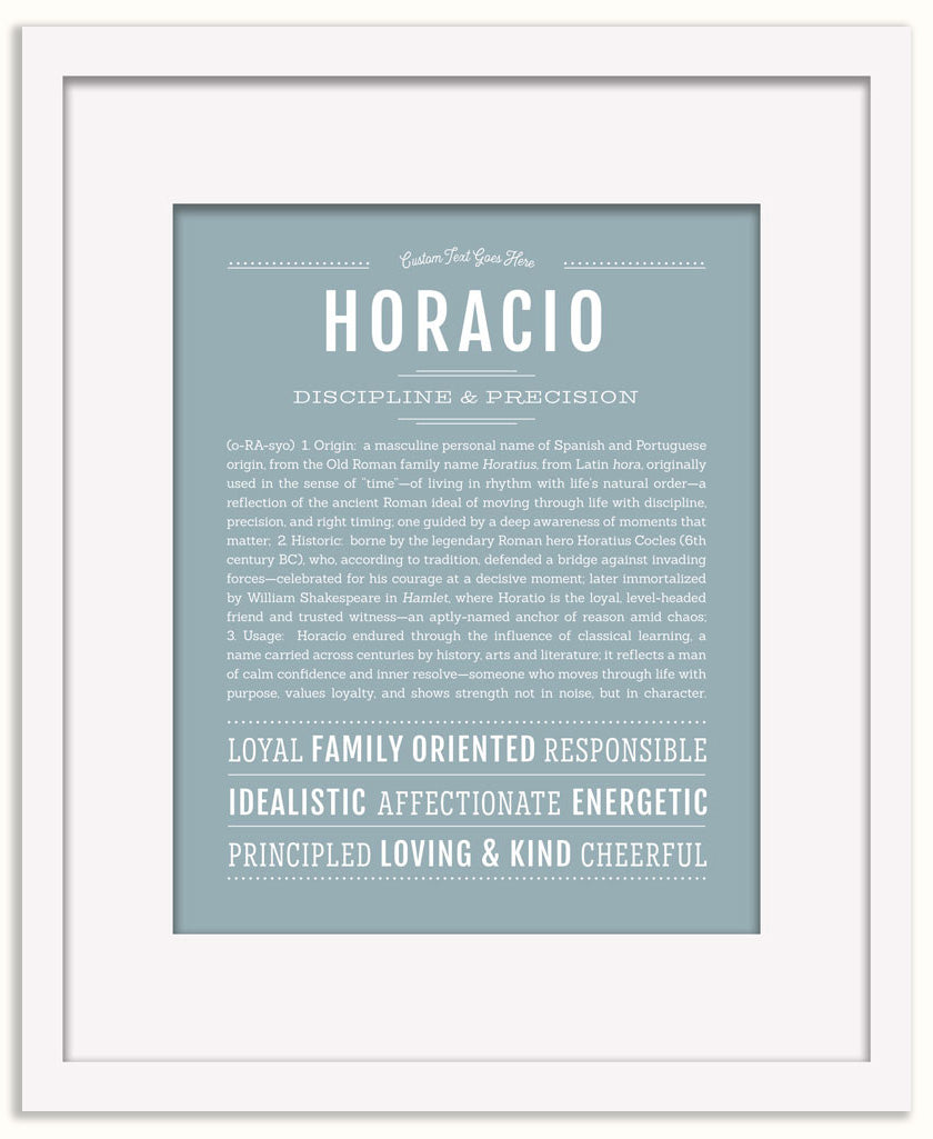 Horacio | Name Art Print