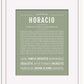 Horacio | Name Art Print