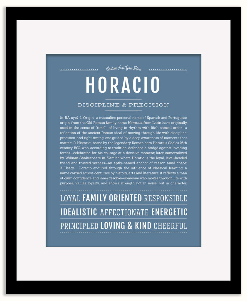 Horacio | Name Art Print