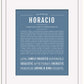 Horacio | Name Art Print