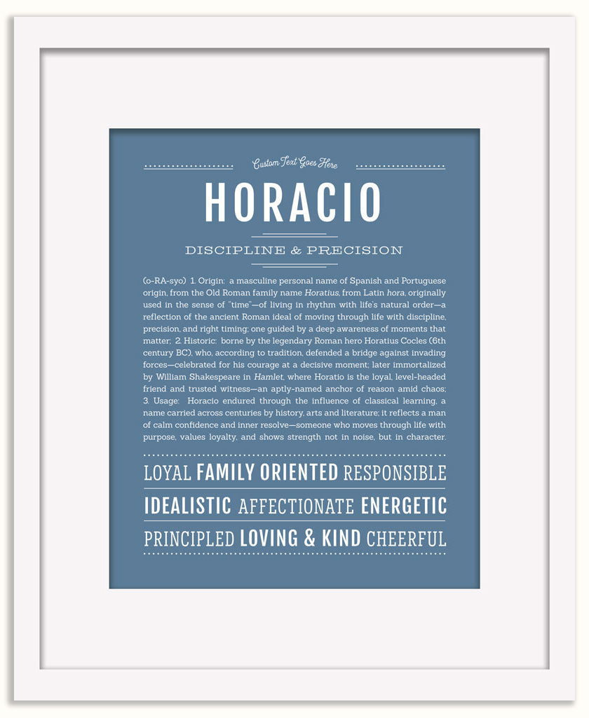 Horacio | Name Art Print