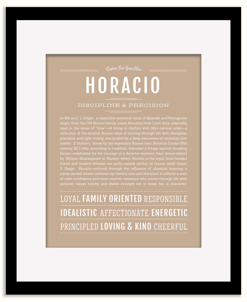 Horacio | Name Art Print