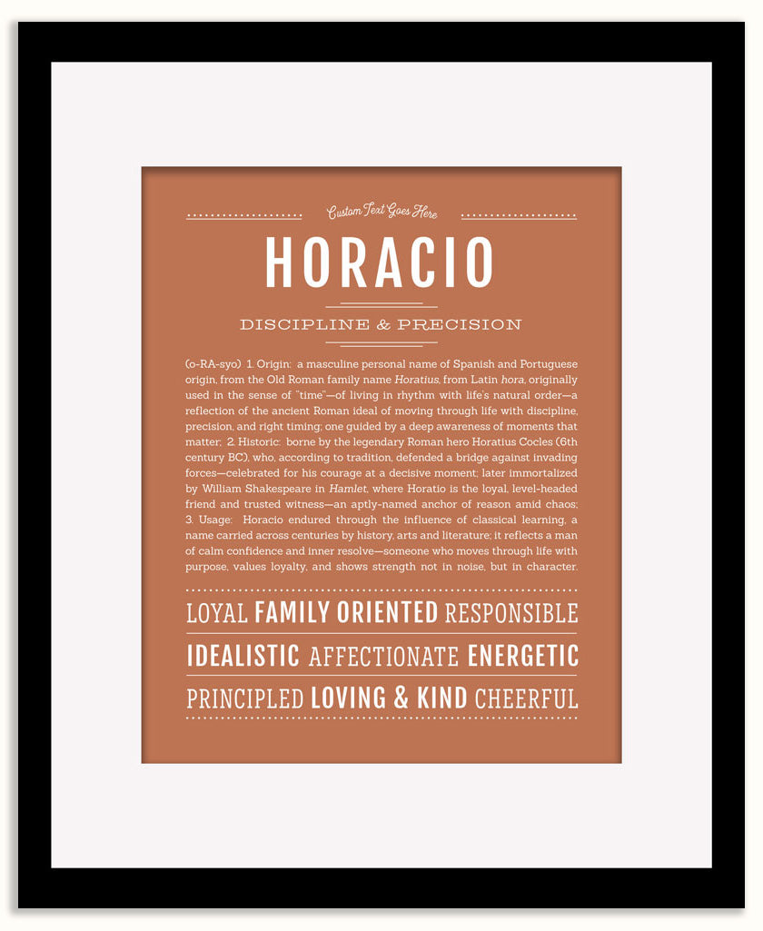 Horacio | Name Art Print