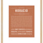 Horacio | Name Art Print