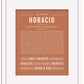 Horacio | Name Art Print