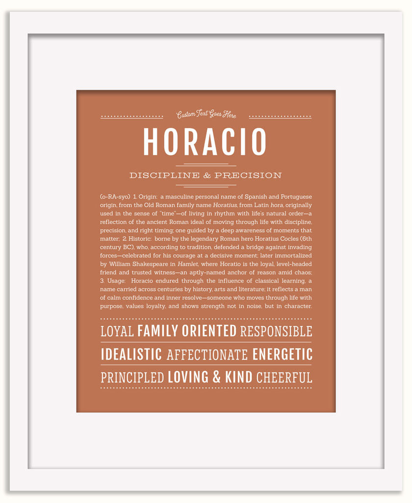 Horacio | Name Art Print