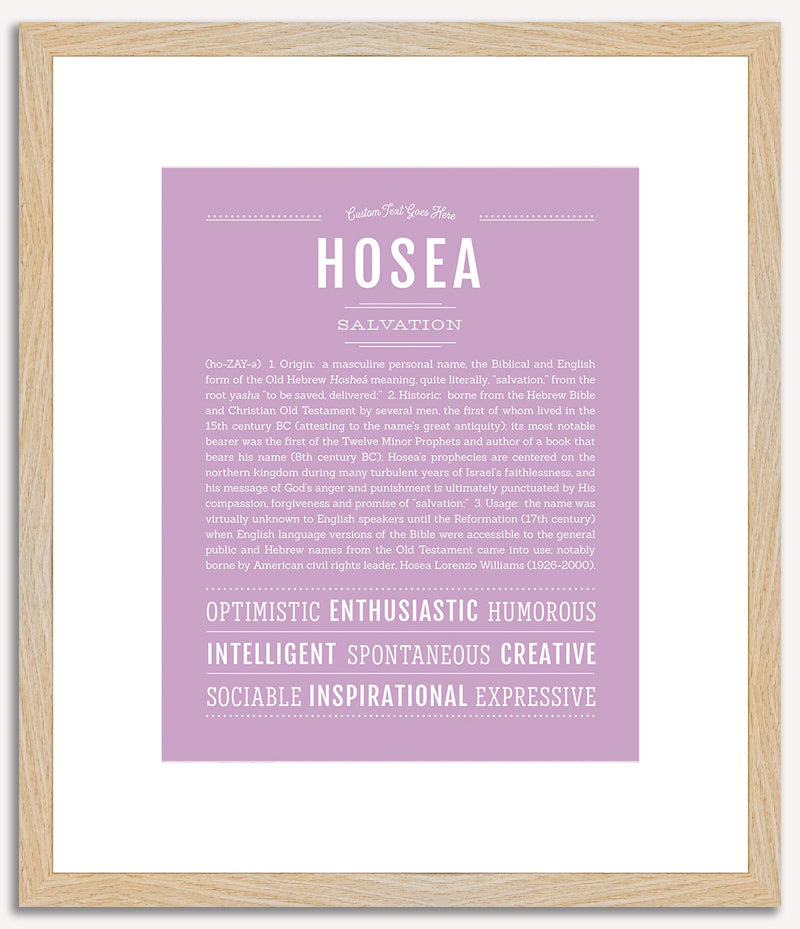 Hosea | Name Art Print