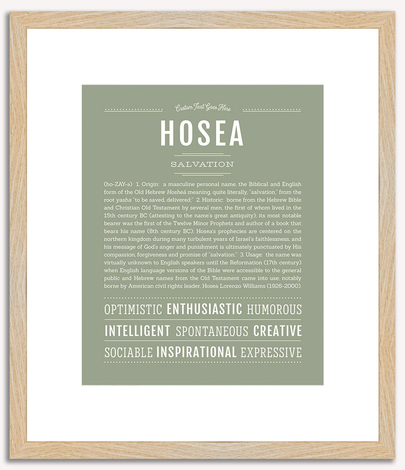 Hosea | Name Art Print