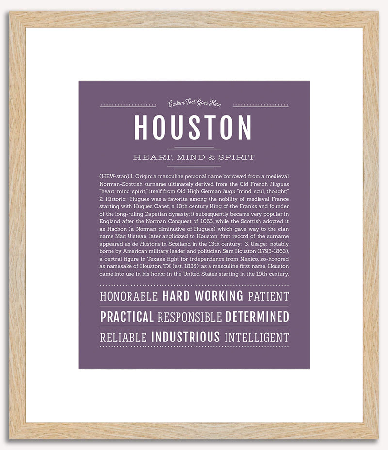 Houston | Name Art Print