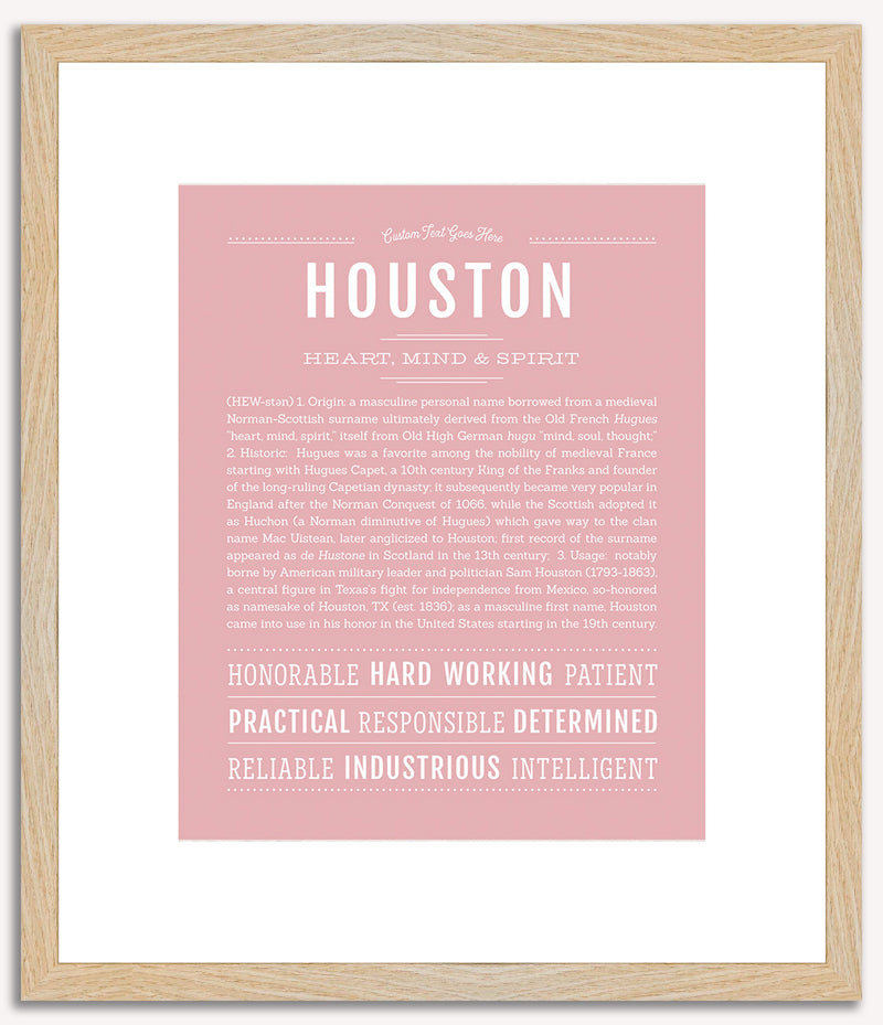 Houston | Name Art Print