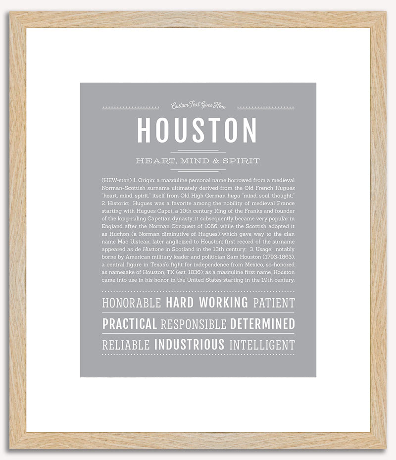 Houston | Name Art Print