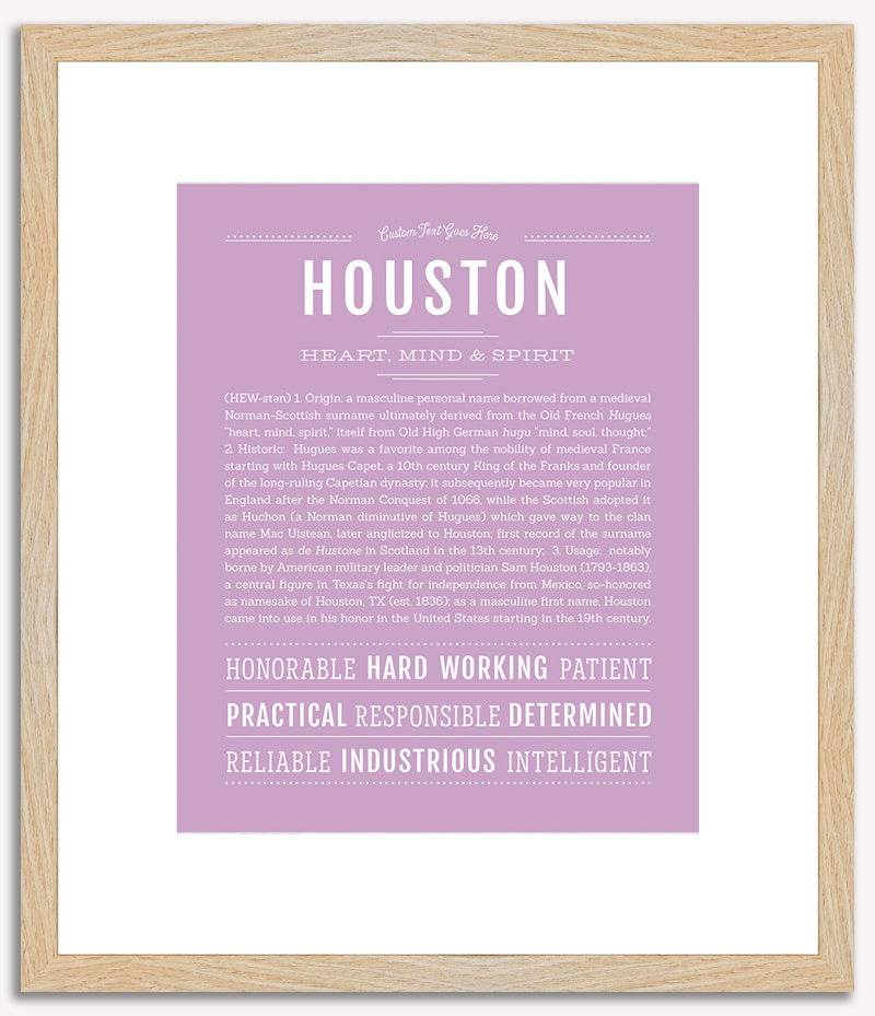 Houston | Name Art Print