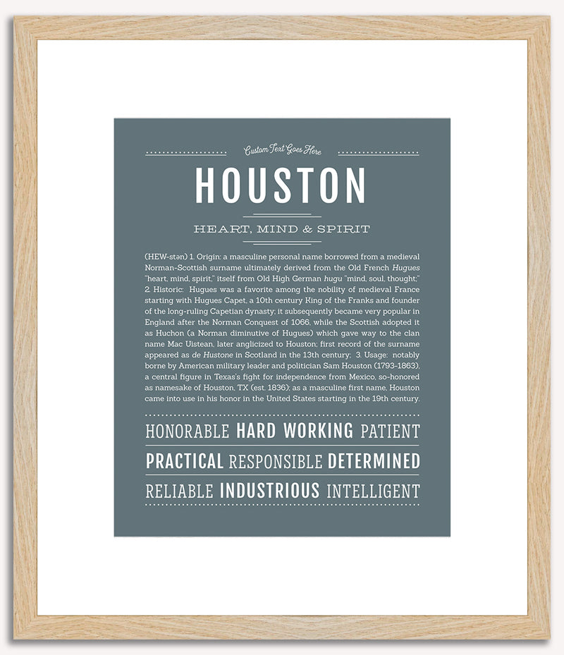 Houston | Name Art Print