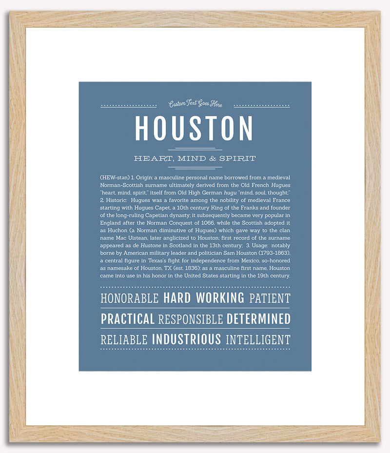 Houston | Name Art Print