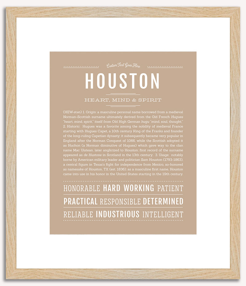 Houston | Name Art Print