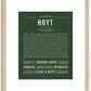 Hoyt | Name Art Print