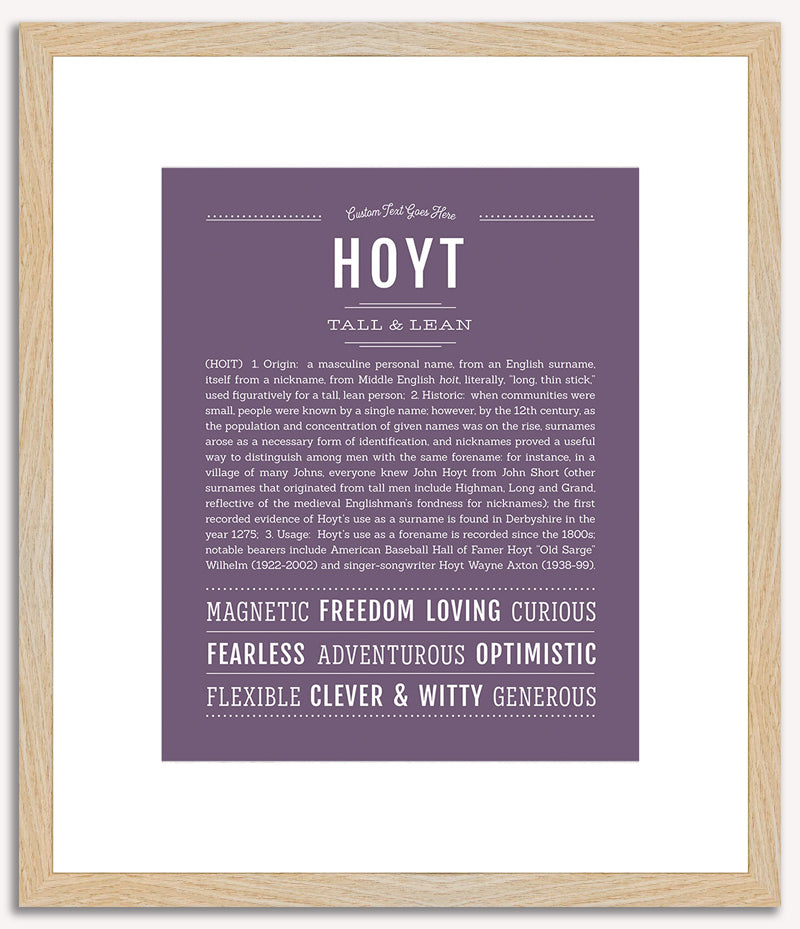 Hoyt | Name Art Print