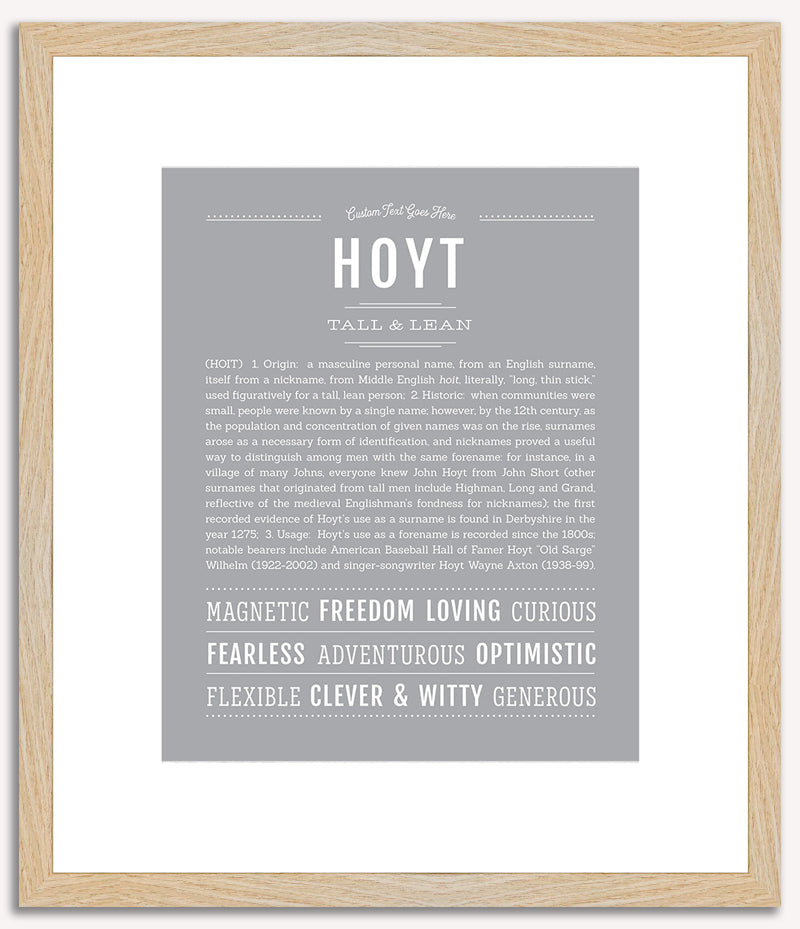 Hoyt | Name Art Print