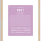 Hoyt | Name Art Print