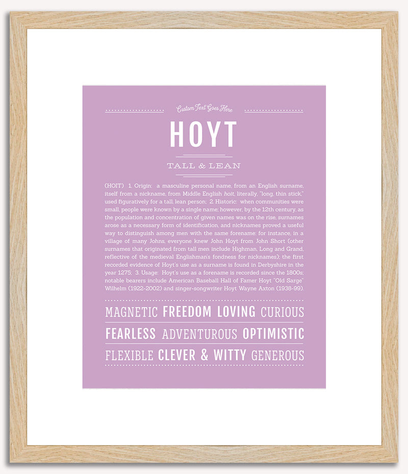 Hoyt | Name Art Print