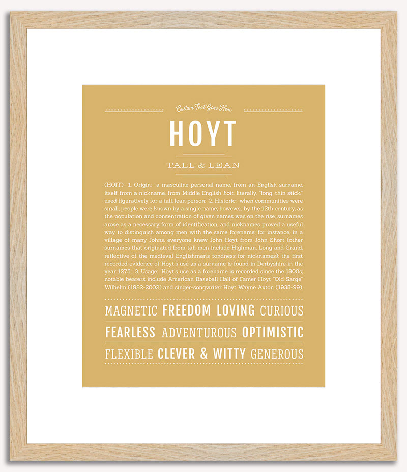 Hoyt | Name Art Print