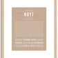 Hoyt | Name Art Print