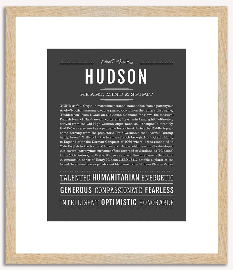 Hudson | Name Art Print