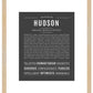 Hudson | Name Art Print