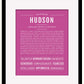 Frame Options | Dark Pink | Maple Frame, Matted